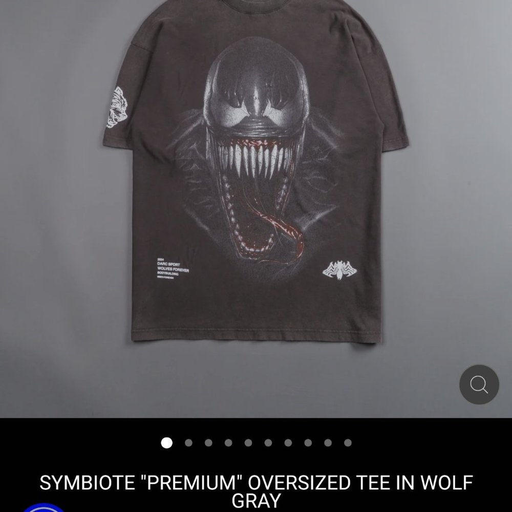 *BRAND NEW, SEALED* *IN HAND, READY TO SHIP* Darc Sport x Venom SYMBIOTE Shirts